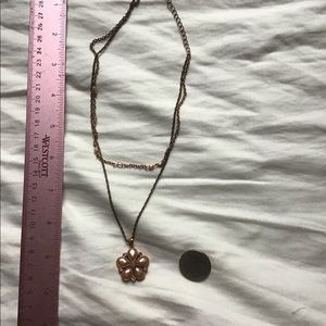 Vintage rose gold necklace